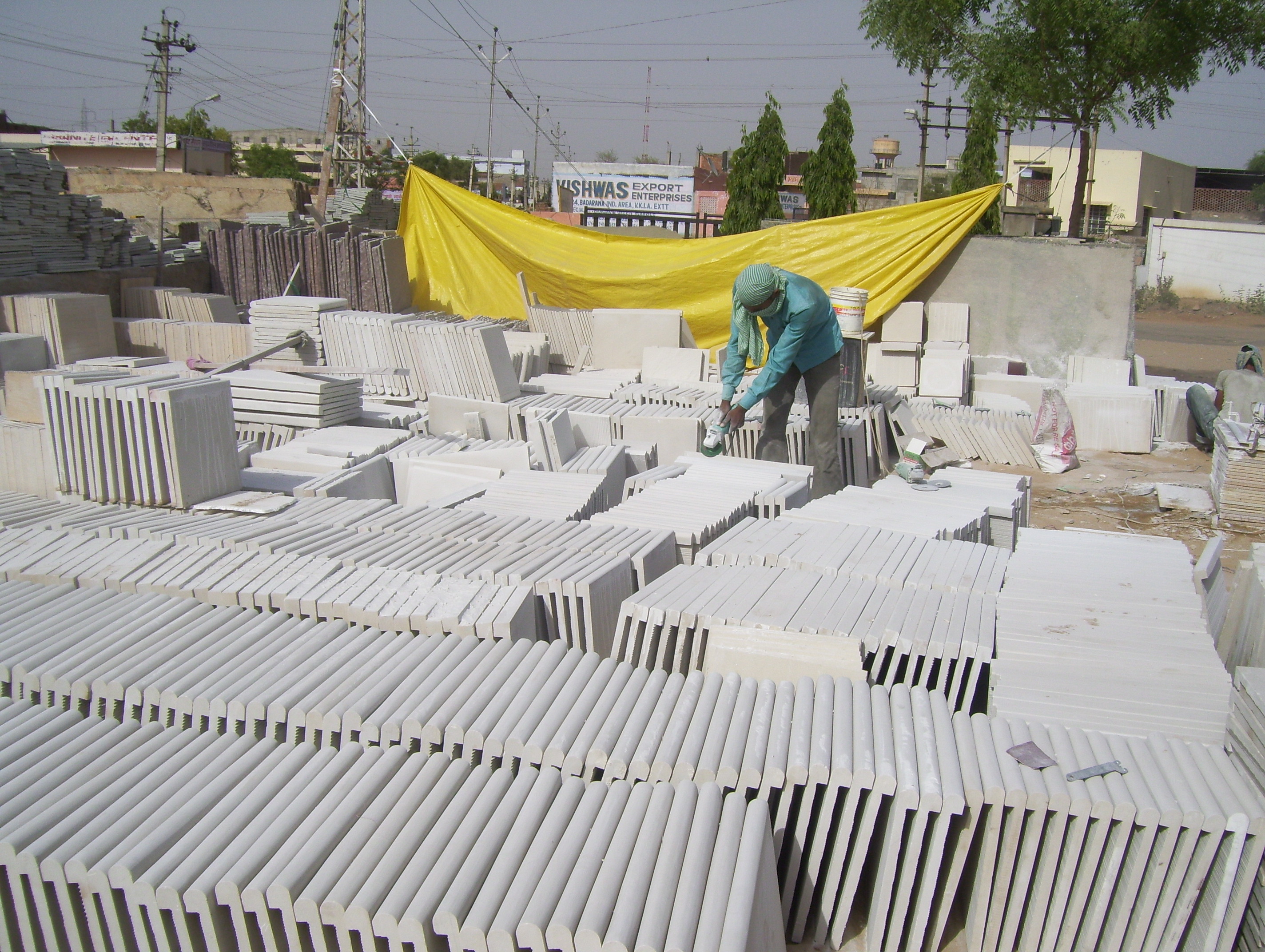 Manufacturers Exporters and Wholesale Suppliers of Mint Sandstone Rebated Bullnose 60x40x4/20 India